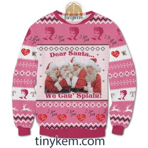 I love Lucy Christmas Ugly Sweater: Dear Santa, We Can’ Splain