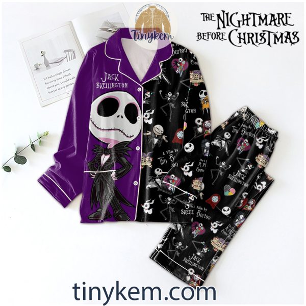 Jack Skellington Nightmare Before Christmas Pajamas Set