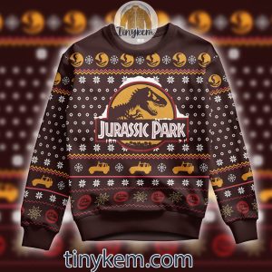 Jurassic Park Dinosaur Christmas Ugly Sweater