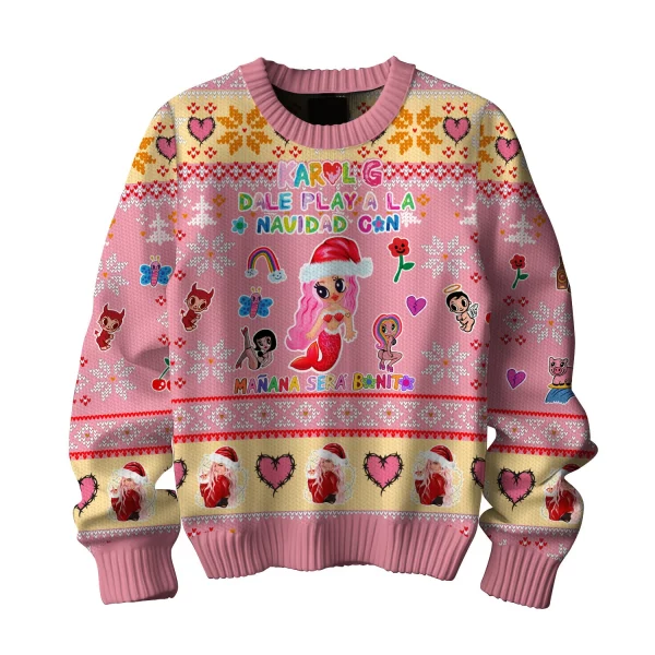 Karol G Ugly Christmas Sweater