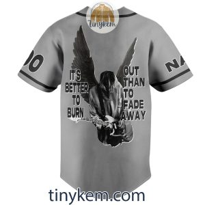 Kurt Cobain Grey Customized Baseball Jersey2B3 h6TX2