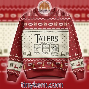 LOTR Taters Potatoes Christmas Ugly Sweater