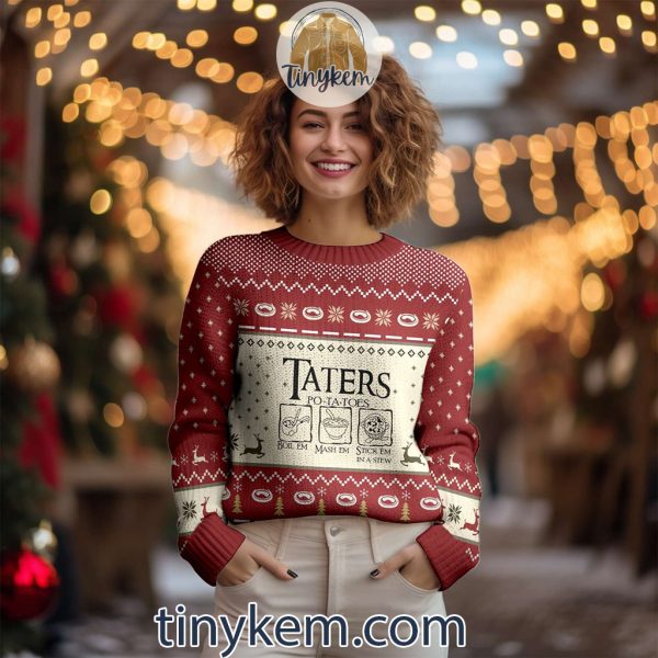 LOTR Taters Potatoes Christmas Ugly Sweater
