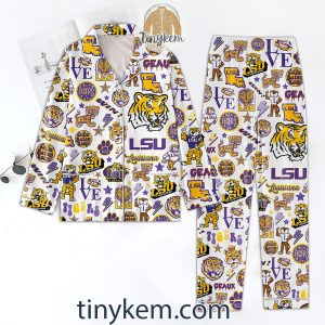 LSU Tigers Pajamas Set2B2 PbpWS