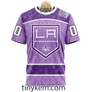 Los Angeles Kings Purple Lavender Hockey Fight Cancer Personalized Hoodie2C Tshirt2B6 rvqcY