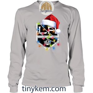 Los Angeles Kings With Santa Hat And Christmas Light Shirt2B4 pOC5H