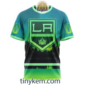 Los Angeles Kings With Special Northern Light Design 3D Hoodie Tshirt2B6 v1xUR