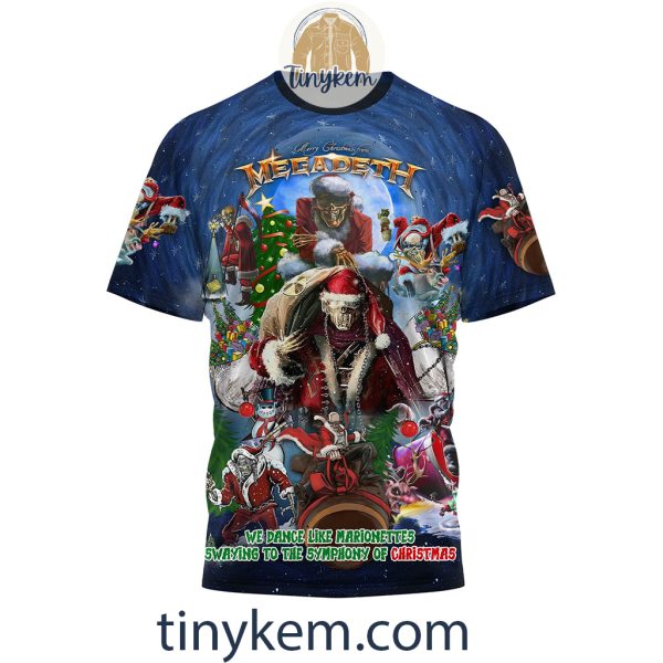 Megadeth Christmas 3D Tshirt, Hoodie, Sweatshirt: We Dance Like Marionettes