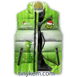 Merry Ginchmas Customized Puffer Sleeveless Jacket2B3 qMTlF