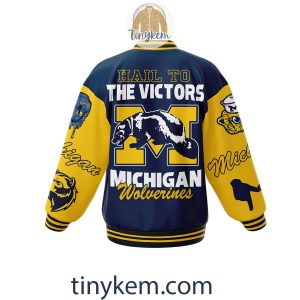 Michigan Wolverines Baseball Jacket Hail To The Victors2B3 RwK1r