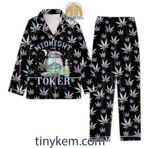Midnight Toker Funny Weed Pajamas Set2B4 rg9Qi