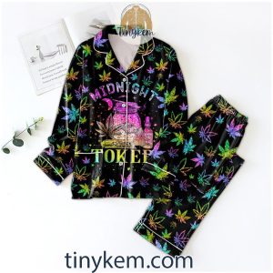 Midnight Toker Funny Weed Pajamas Set2B5 YT194