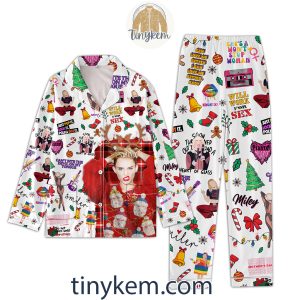 Miley Cyrus Christmas Pajamas Set