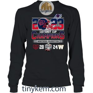 Montreal Alouettes Grey Cup Champions 2023 Unisex Tshirt2B4 2yAsL