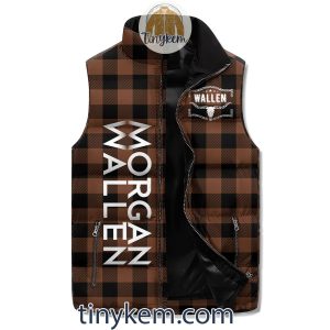 Morgan Wallen Puffer Sleeveless Jacket All I Want For Christmas Is2B5 Dt31y