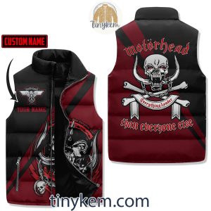 Motorhead Fans Customized Puffer Sleeveless Jacket