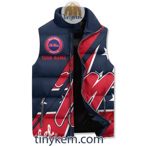Ole Miss Rebels Customized Puffer Sleeveless Jacket Hotty Toddy2B2 6Ma3D