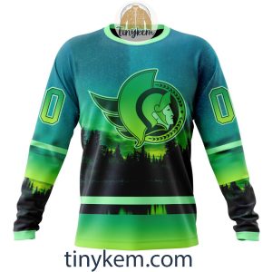 Ottawa Senators With Special Northern Light Design 3D Hoodie Tshirt2B4 YhnKK