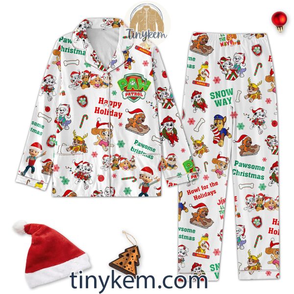 Paw Patrol Christmas Snow Pajamas Set