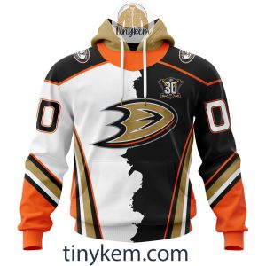 Anaheim Ducks Customized Hoodie, Tshirt With Gratefull Dead Skull Design