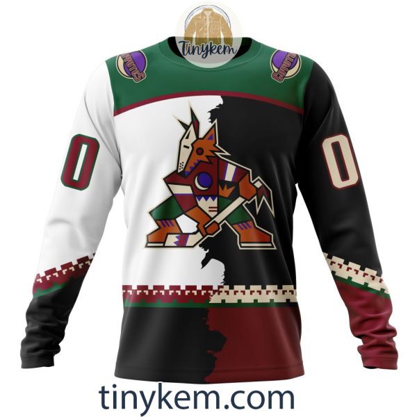 Personalized Arizona Coyotes Home Mix Away Kits 2023 Hoodie, Tshirt, Sweatshirt