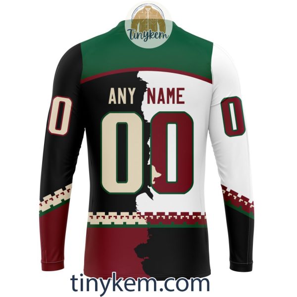 Personalized Arizona Coyotes Home Mix Away Kits 2023 Hoodie, Tshirt, Sweatshirt