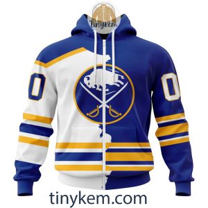 Personalized Buffalo Sabres Home Mix Away Kits 2023 Hoodie Tshirt Sweatshirt2B2 VirEW