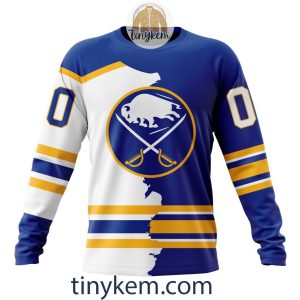 Personalized Buffalo Sabres Home Mix Away Kits 2023 Hoodie Tshirt Sweatshirt2B4 Wyyk6