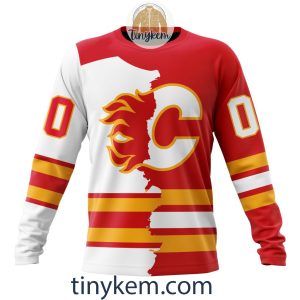 Personalized Calgary Flames Home Mix Away Kits 2023 Hoodie Tshirt Sweatshirt2B4 lFaFW