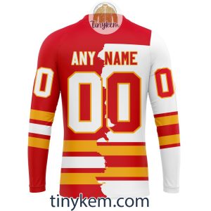 Personalized Calgary Flames Home Mix Away Kits 2023 Hoodie Tshirt Sweatshirt2B5 lJHAd