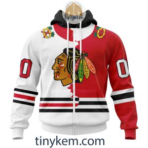 Personalized Chicago Blackhawks Home Mix Away Kits 2023 Hoodie Tshirt Sweatshirt2B2 fh5YR