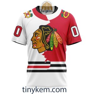 Personalized Chicago Blackhawks Home Mix Away Kits 2023 Hoodie Tshirt Sweatshirt2B6 OcMtG