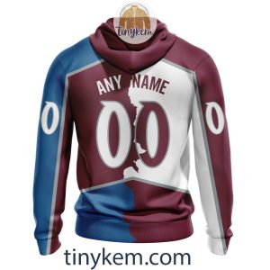 Personalized Colorado Avalanche Home Mix Away Kits 2023 Hoodie Tshirt Sweatshirt2B3 Z42H1
