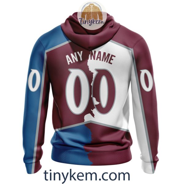 Personalized Colorado Avalanche Home Mix Away Kits 2023 Hoodie, Tshirt, Sweatshirt