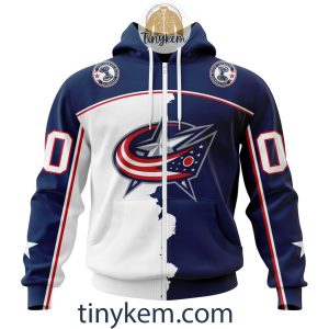 Personalized Columbus Blue Jackets Home Mix Away Kits 2023 Hoodie Tshirt Sweatshirt2B2 0Evsr