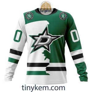 Personalized Dallas Stars Home Mix Away Kits 2023 Hoodie Tshirt Sweatshirt2B4 VzWN2