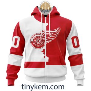 Personalized Detroit Red Wings Home Mix Away Kits 2023 Hoodie Tshirt Sweatshirt2B2 9oDzz