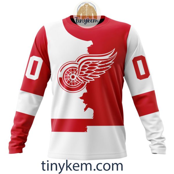 Personalized Detroit Red Wings Home Mix Away Kits 2023 Hoodie, Tshirt, Sweatshirt