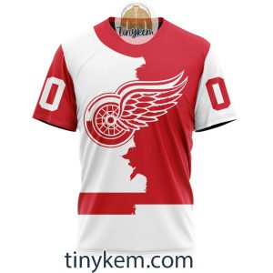 Personalized Detroit Red Wings Home Mix Away Kits 2023 Hoodie Tshirt Sweatshirt2B6 XqZCE