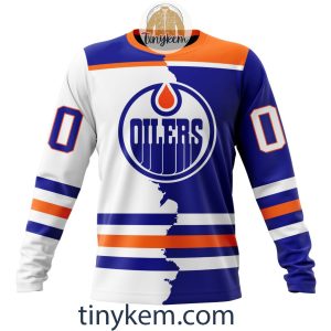 Personalized Edmonton Oilers Home Mix Away Kits 2023 Hoodie Tshirt Sweatshirt2B4 gGJF0
