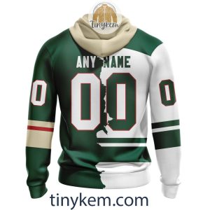 Personalized Minnesota Wild Home Mix Away Kits 2023 Hoodie Tshirt Sweatshirt2B3 Frk4e