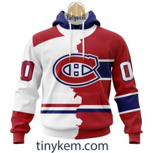 Montreal Canadiens Customized Hoodie, Tshirt, Sweatshirt With Heritage Design