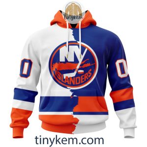 New York Islanders With Team Mascot Customized Air Jordan 1 Sneaker
