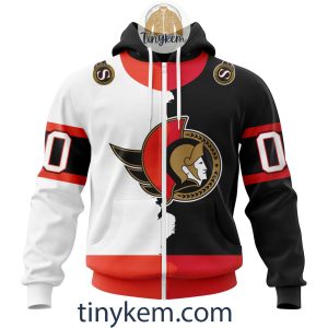 Personalized Ottawa Senators Home Mix Away Kits 2023 Hoodie Tshirt Sweatshirt2B2 aHbMw