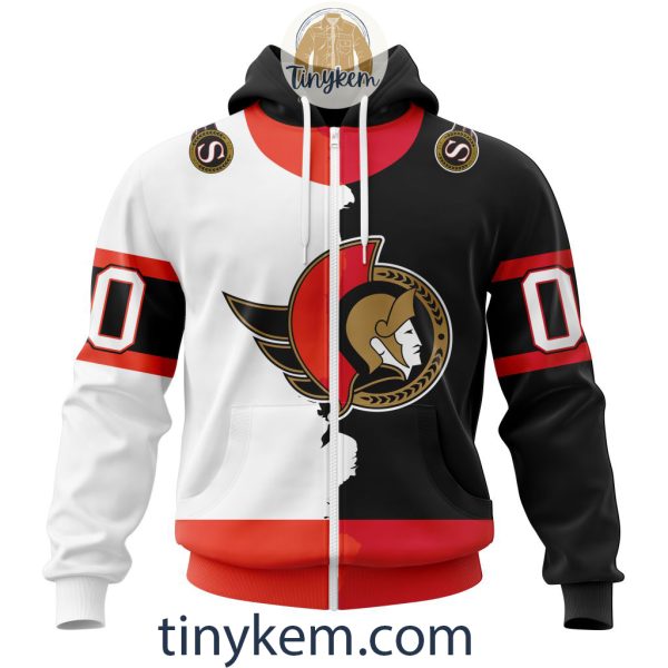 Personalized Ottawa Senators Home Mix Away Kits 2023 Hoodie, Tshirt, Sweatshirt