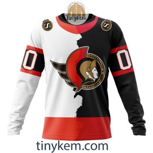 Personalized Ottawa Senators Home Mix Away Kits 2023 Hoodie Tshirt Sweatshirt2B4 hLmoI