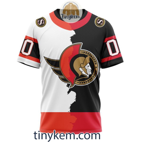 Personalized Ottawa Senators Home Mix Away Kits 2023 Hoodie, Tshirt, Sweatshirt