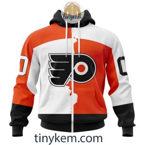 Personalized Philadelphia Flyers Home Mix Away Kits 2023 Hoodie Tshirt Sweatshirt2B2 P0Wrl