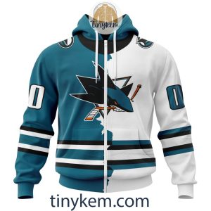Personalized San Jose Sharks Home Mix Away Kits 2023 Hoodie Tshirt Sweatshirt2B2 G2xky