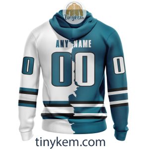 Personalized San Jose Sharks Home Mix Away Kits 2023 Hoodie Tshirt Sweatshirt2B3 t4Iwf